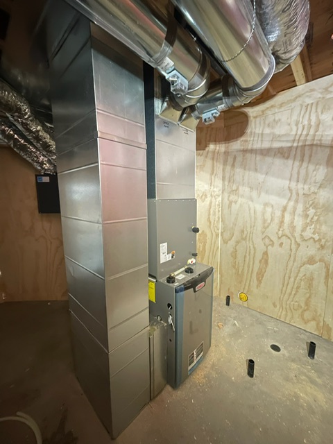 New high efficiency furnace installed in an Okanagan home